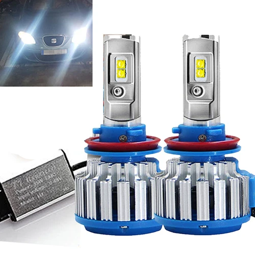 Imagen 1 del producto Faro LED Turbo T1 para coche, 72W, 16000Lm, H1, H3, H4, h7, led H11, 9005, HB3, 9006, HB4, 9007, H3, bombilla antiniebla, luces Led, haz alto y bajo h13