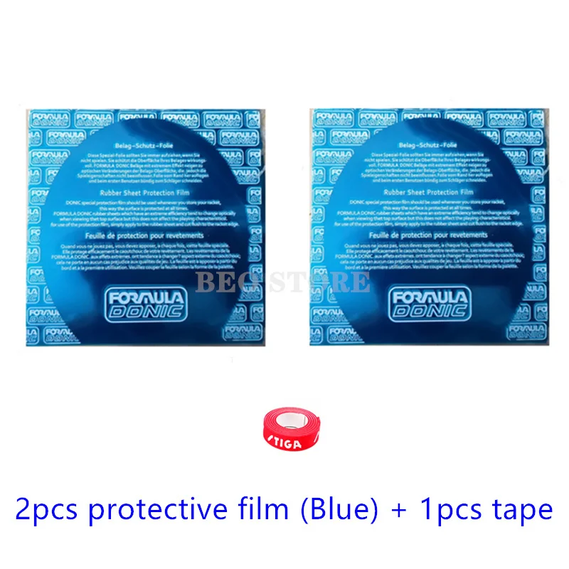 Variant: 2 peças de filme azul 1tape