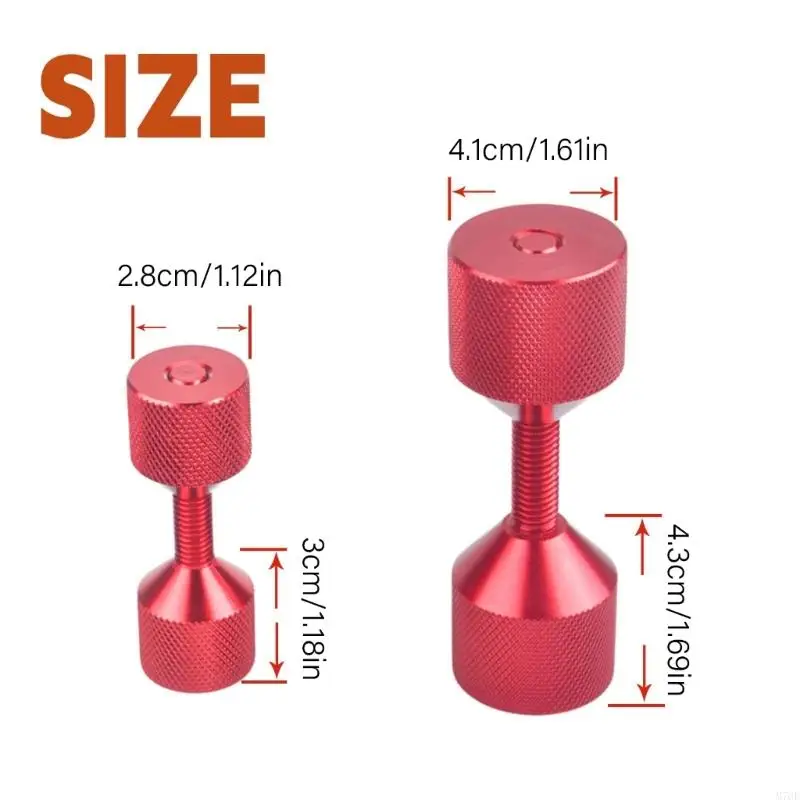 M76E Flansch-Ausrichtungsstift-Set, 1-1/8 Zoll, Aluminium-Werkzeug für Positionierungsarbeiten – Detail 6