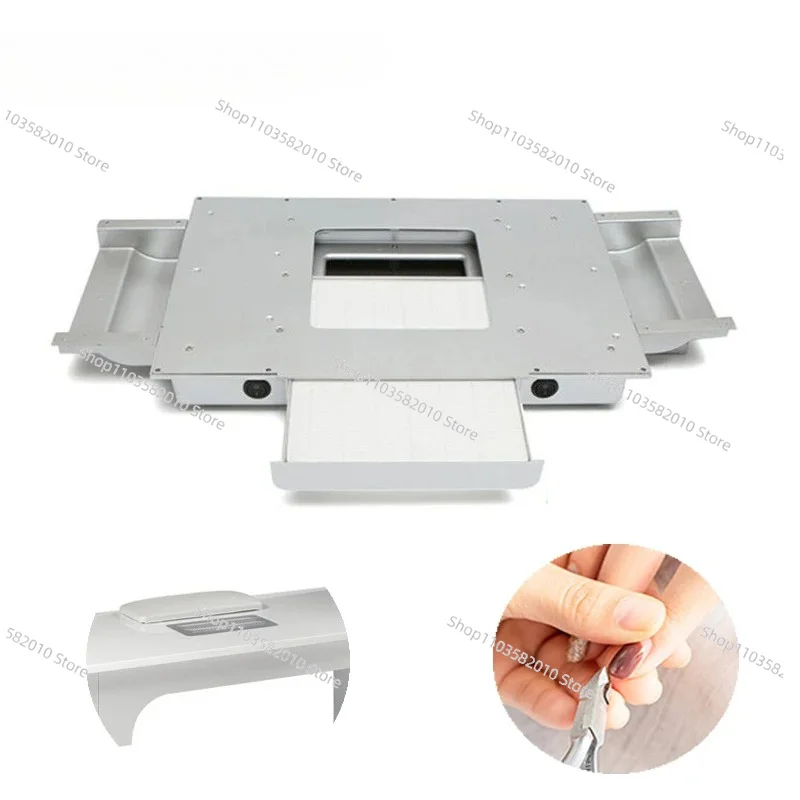 Embedded Nail Vacuum Cleaner High-Power Strong Suction Professional Nail Salon Dust Cleaning Fan for Nail Salon New in