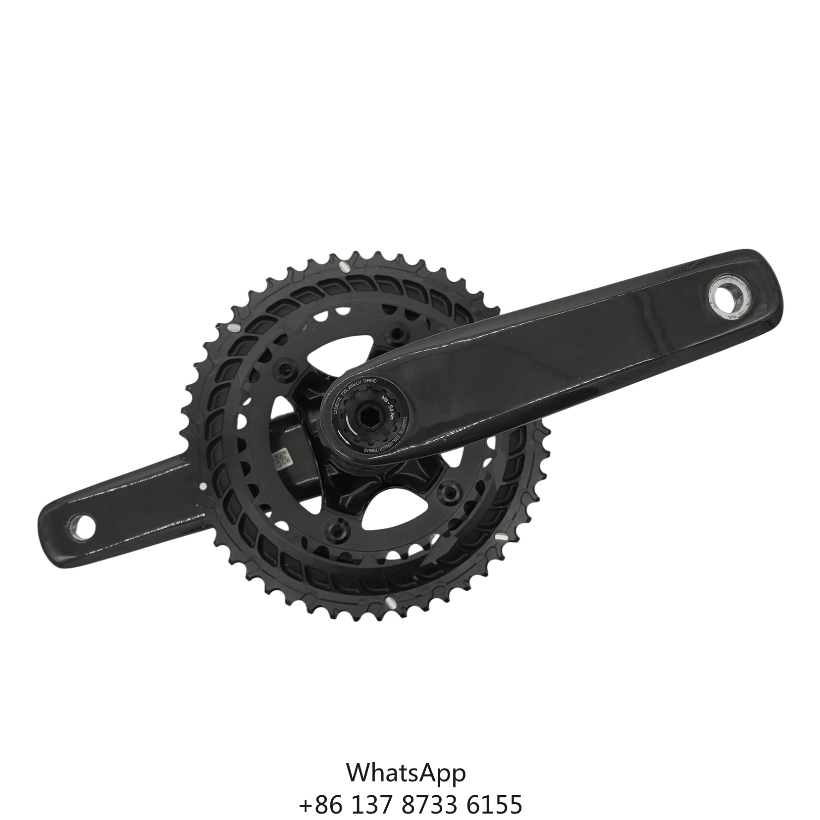 Platos y bielas de carbono de alta calidad para bicicletas de carretera 170mm-180mm 50/34T 52/36T