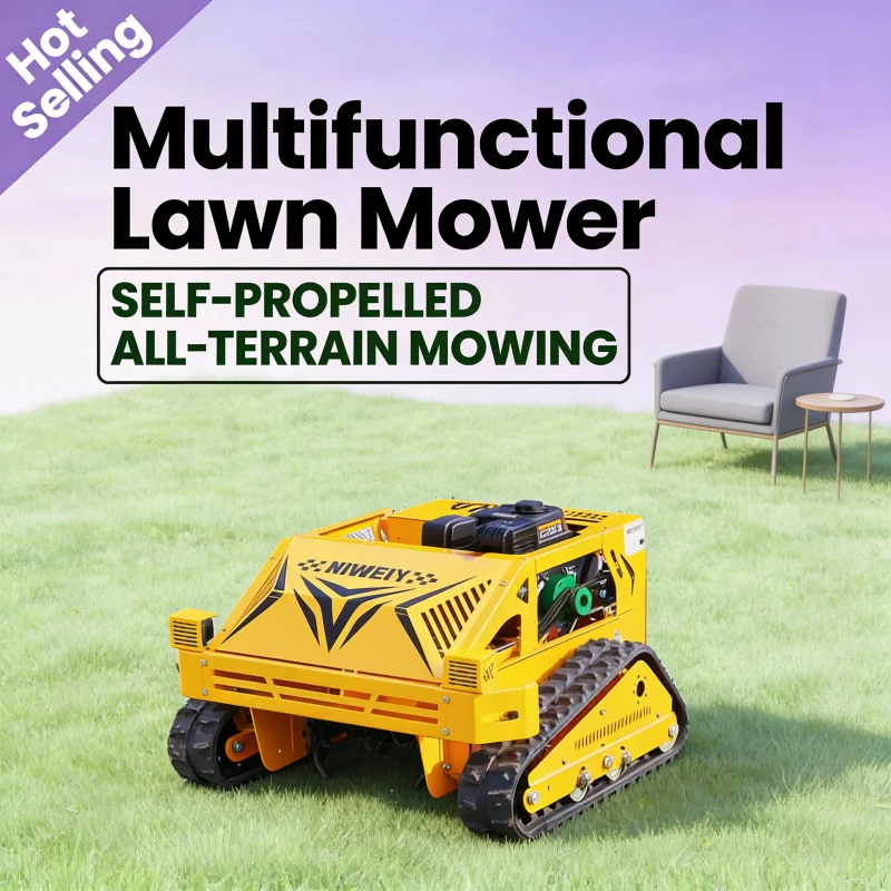 Customized Commercial Lawn Mower - Heavy Duty Crawler Model with 550mm Cutting Width for Landscaping Projects