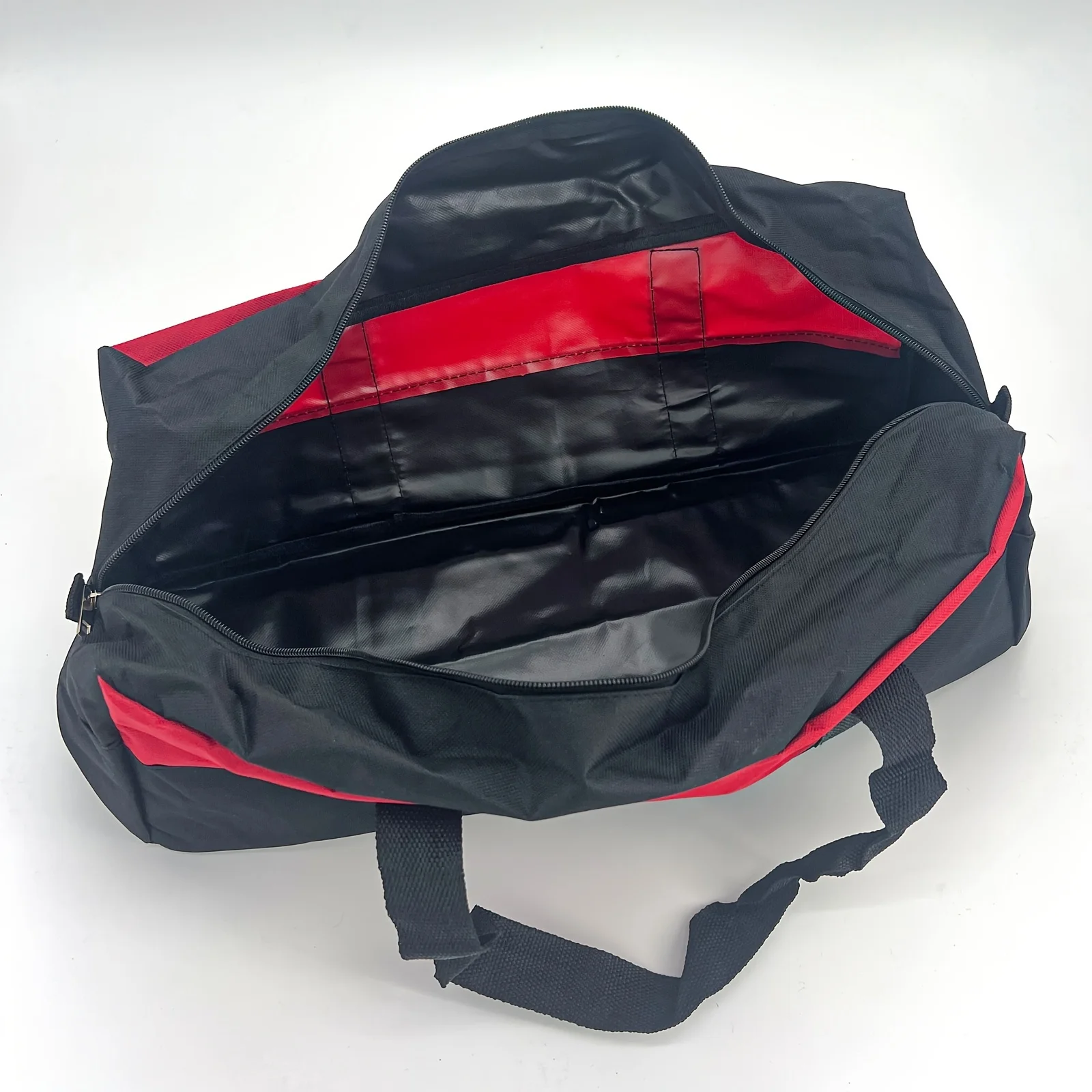 حقيبة تخزين متعددة الوظائف، حقيبة أدوات محمولة منزلية من قماش أكسفورد مقاس 19 بوصة، متعددة الوظائف ذات فم واسع #5