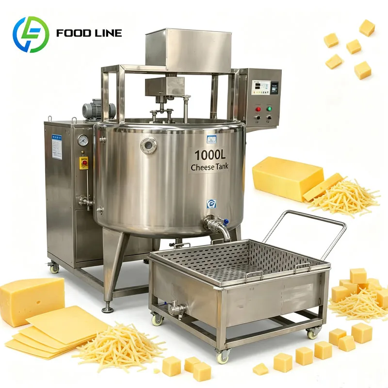 Cheese Making Equipment Cheese Vat Dairy Fermentation Tank Milk Curd Processing Machine Customized