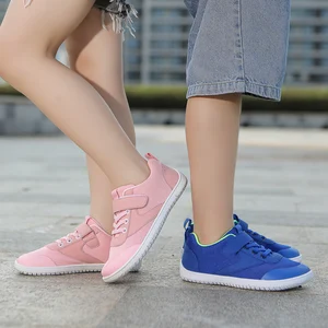Comfortable sports shoes for children, breathable sneakers, elastic light, outdoor running, walking, boys, girls, children 8 Main sales tennis girl - №4