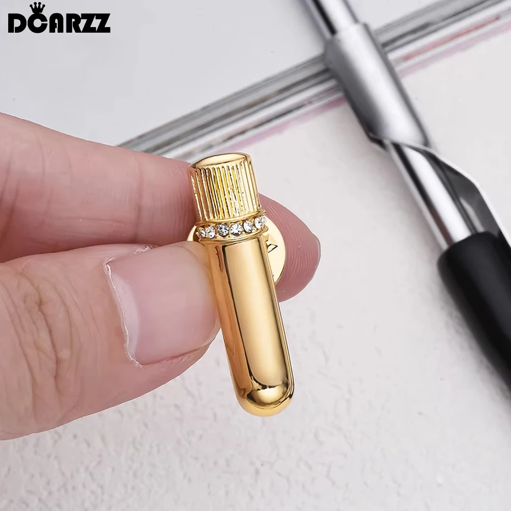 DCARZZ-broche de tubo médico para farmacéutico, solapa, mochila, sombrero, insignia, medicina, ciencia, laboratorio, joyería para médico y enfermera