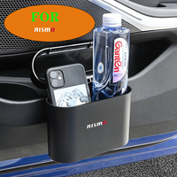 Car Trash Bin Hanging Vehicle Garbage Dust Case Storage Box For Nismo Nissans Tiida Teana Skyline Juke X-trail Almera Qashqai