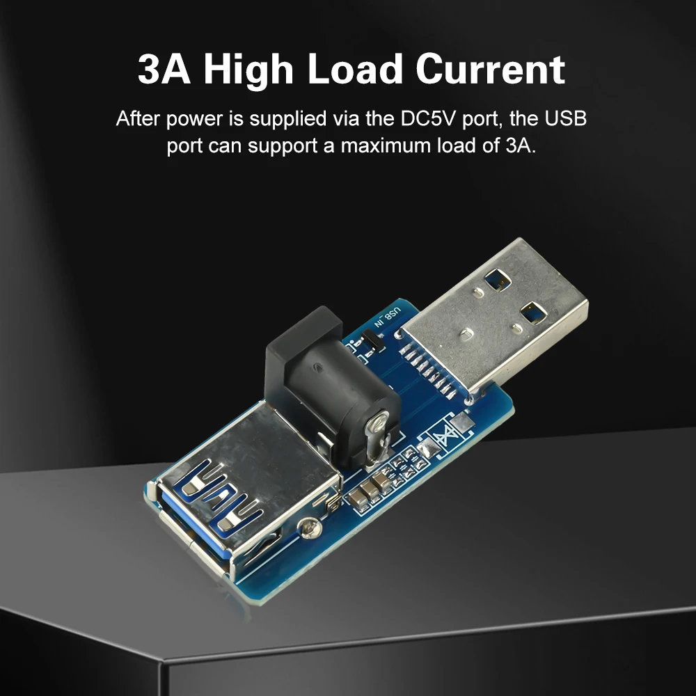 USB A Power Bank Virtual Load Anti-Shutdown Module Charging Protection Tool/DC5V Power Supply Enhancer USB Power Splitter Module