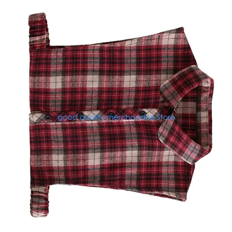 

Y5JD Women Checked False Collar Female Universal Decorative Half Shirt Dress Collar