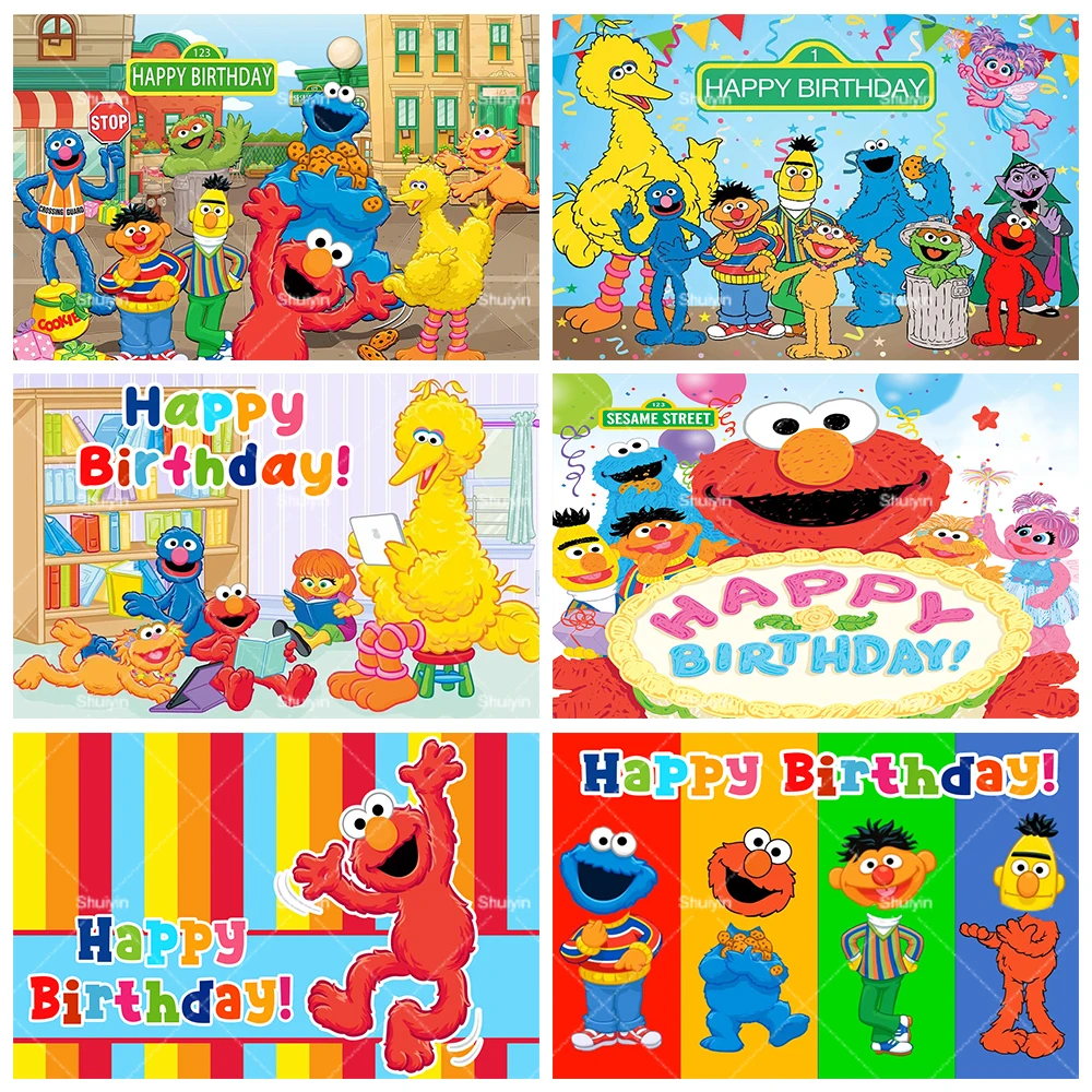 Fondo de calle de juegos de dibujos animados, decoraciones de cumpleaños para niños, suministros para fiestas, pancarta para niño y niña, regalo para Baby Shower, accesorio de fotografía