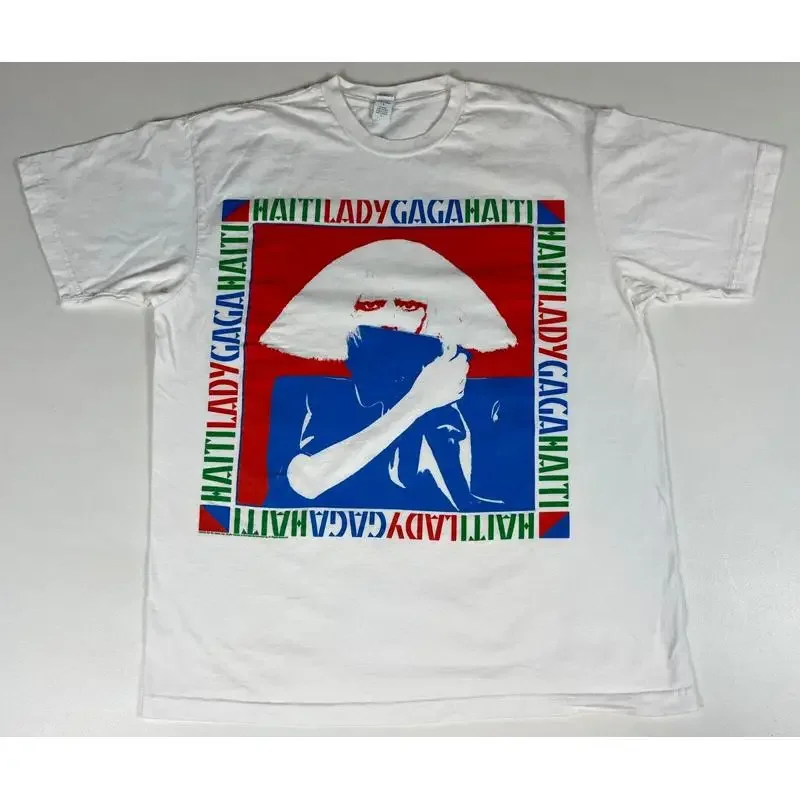 2010 Lady Gaga Haiti Earthquake Relief T Shirt Cotton S 4XL M263