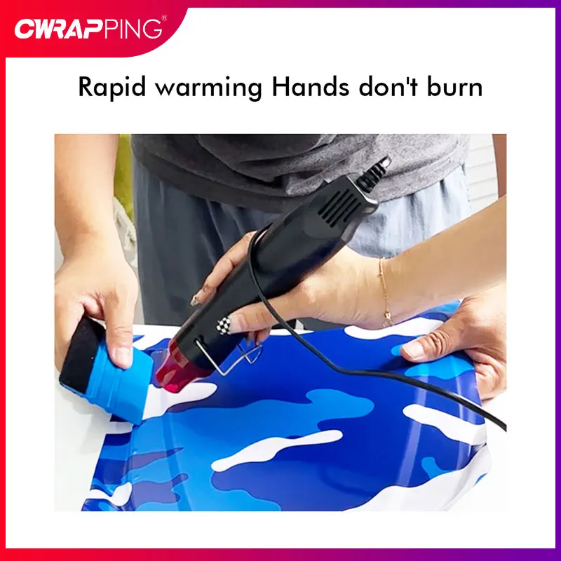 Car Vinyl Wrap Tool Kit Plastic Scraper PPF Squeegees Cars Window Film Application Tools Kit Hot Air Gun Cars Decals Truck Film