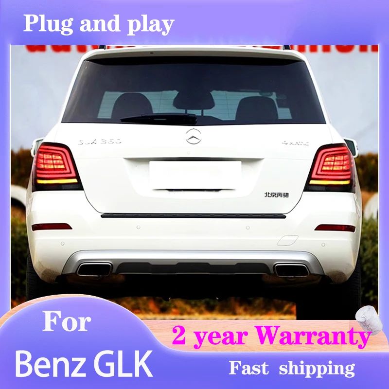 Car Styling per Mercedes GLK fanale posteriore 2007-2015 GLK fanale posteriore GLK300 GLK200 GLK260 X204 Rear DRL freno a nebbia indicatori di direzione