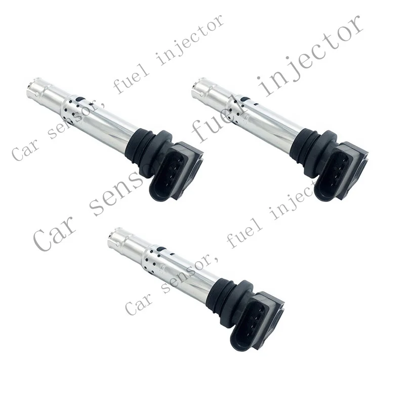 

Q+ For VW Polo Seat Ibiza Skoda Fabia 1.2L 036905715C 3Pcs Ignition Coil 036905715A