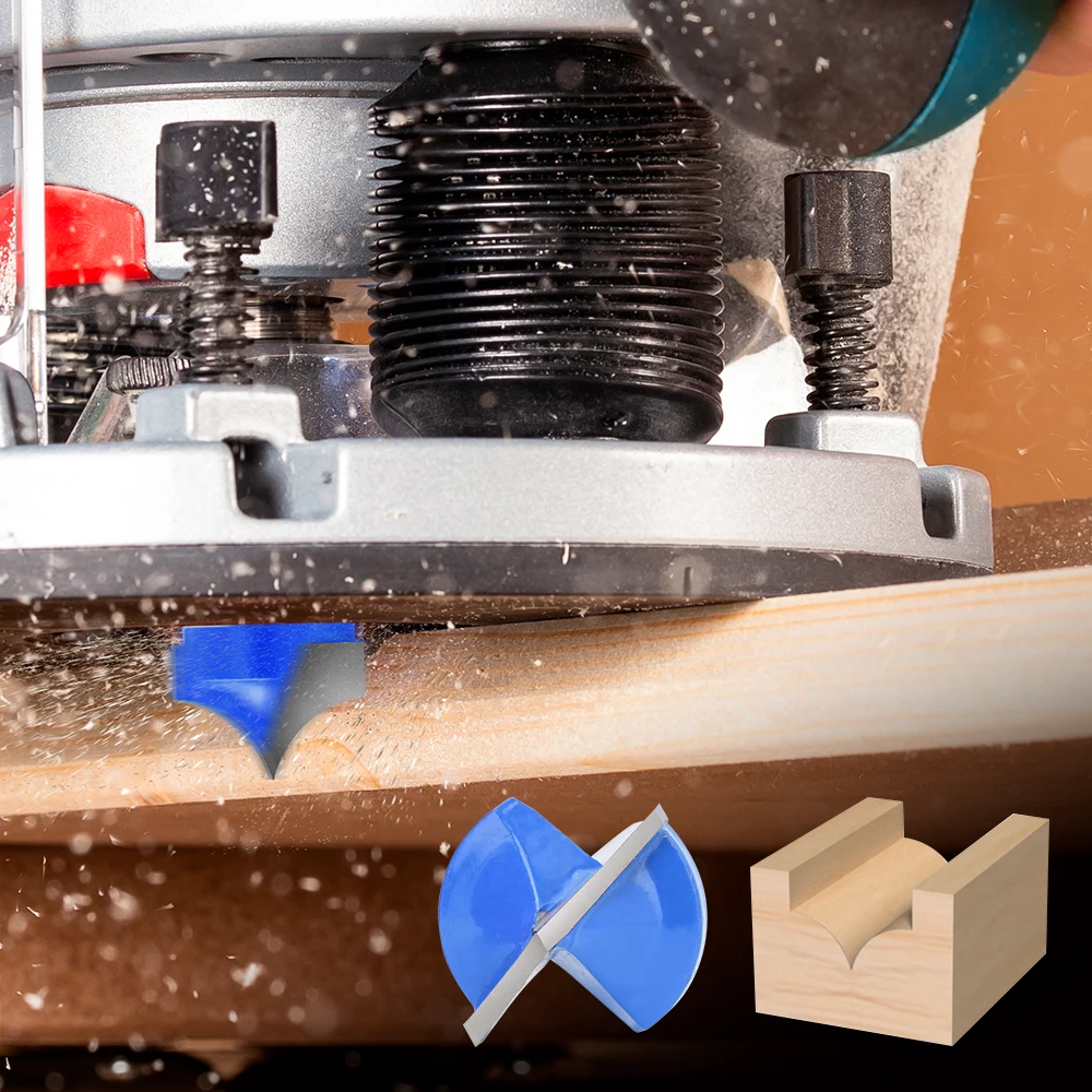 XCAN Millling Cutter 6mm Shank CNC Round Nose Bits 12-32mm Round Point Cut Bit Router Bit for Woodworking 1pc