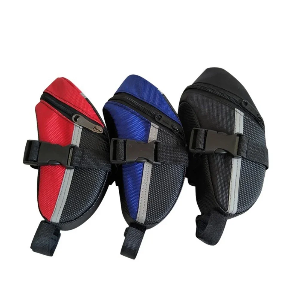 2024 Bicycle Bag Bike Saddle Bag Cycling Seat Tail Pouch Foldable Seatpost Storage Bag Pannier Backpack Bicycle Accessories