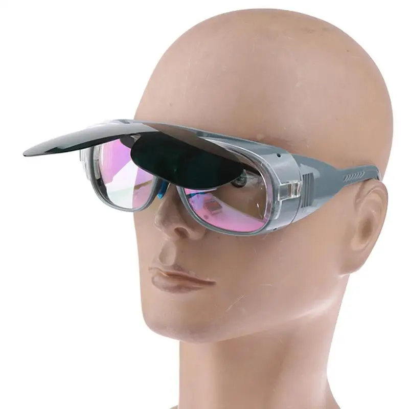 แว่นตาสําหรับเชื่อมแว่นตาป้องกัน Anti-Splash Wrap-รอบแว่นตา Arc เลนส์ป้องกันดวงตา Anti-Glare สําหรับ