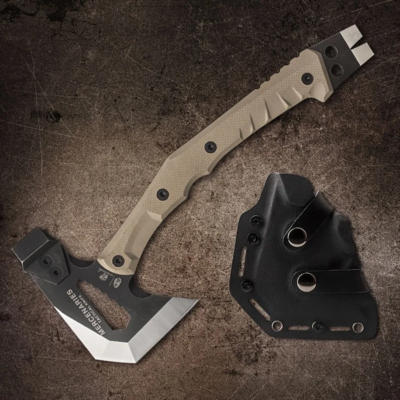 

Mercenarys Full Tang Multifunctional Axe - HX OUTDOORS Camping Survival Garden Hatchet Tactical Hand Tool Tomahawk Hammer