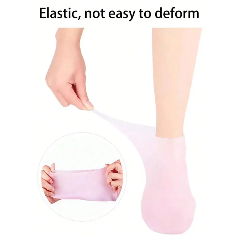 Universal silicone foot repair foot mask moisturizing foot spa mask effectively moisturizes foot protection socks foot care tool image 4
