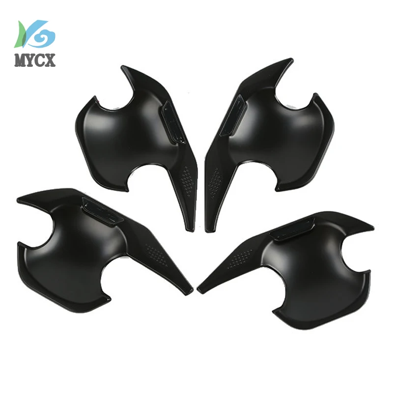 For Toyota Raize Car Accessories 2020 2021 2022 2023 Door Handle Bowl Cover Trim Plastic Imitation Matte black
