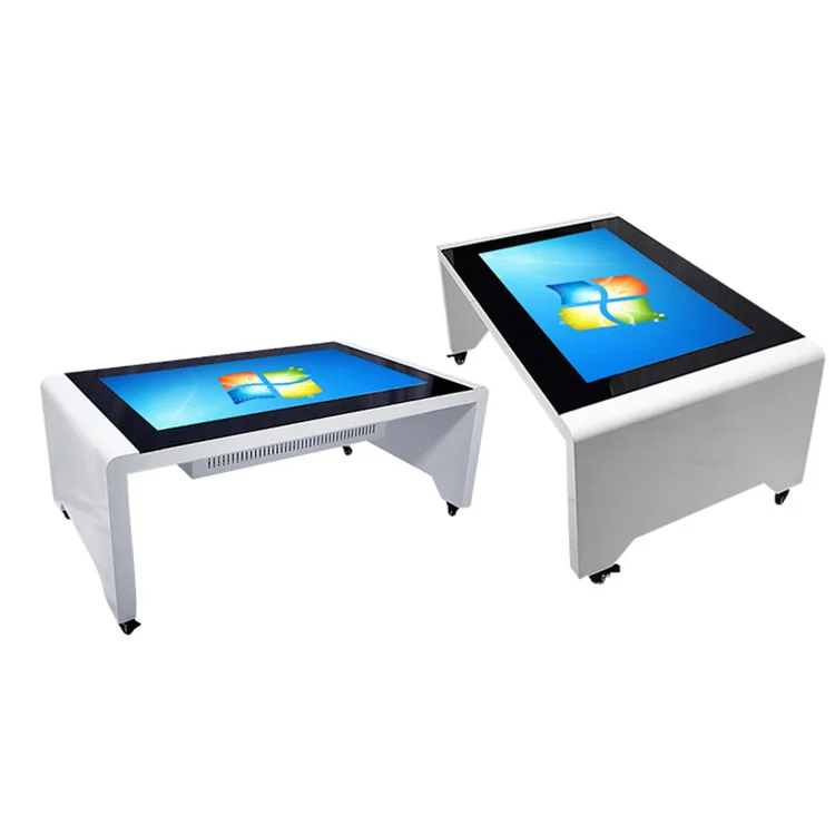 Smart Digital Interactive LCD Monitor Multi-Touch Screen Coffee Table For Retail Store & Elevator Use Animation Display Function