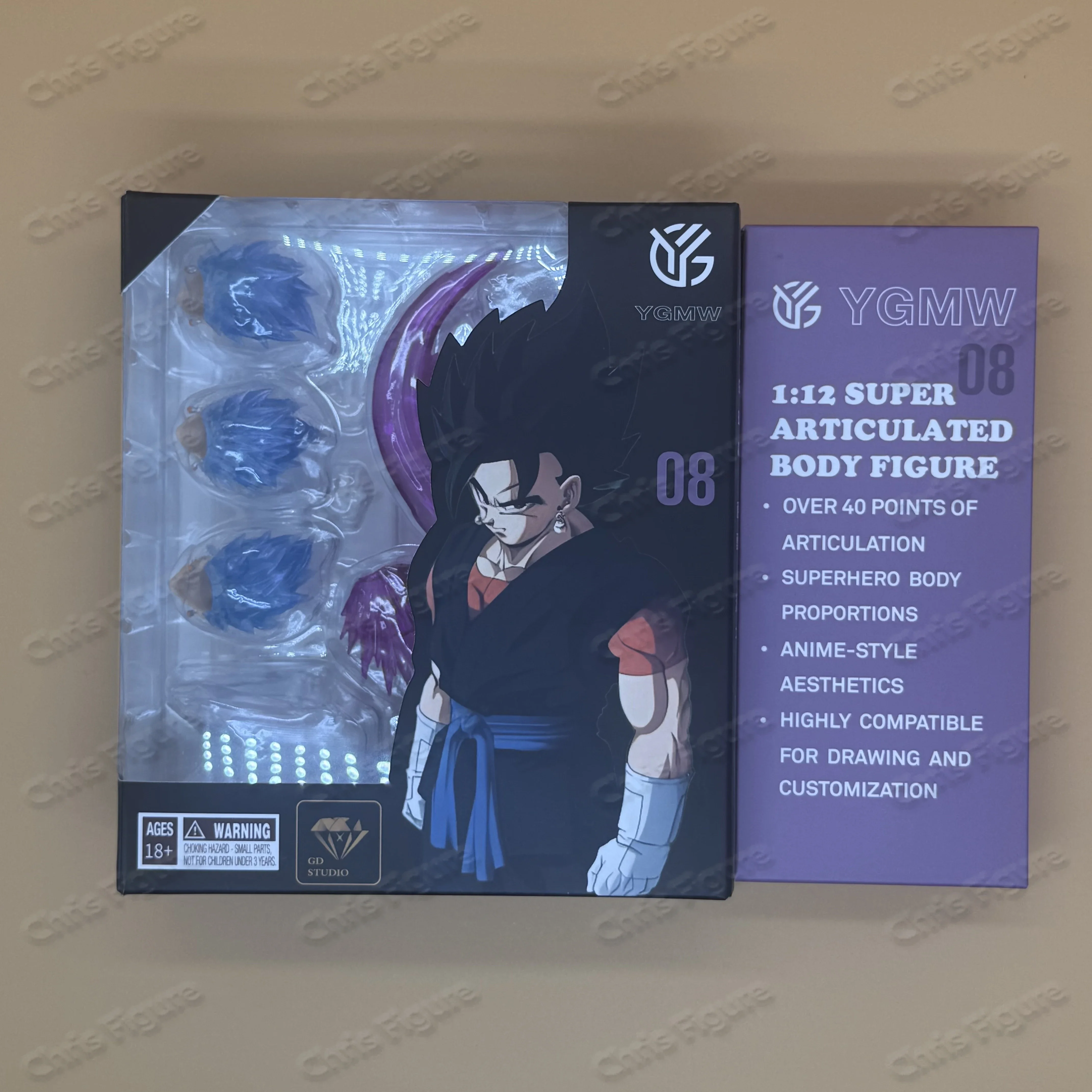 

YGmw Studio OCToys Dragon Ball Fusion Warriors Vegito 07 08 09 Суперподвижная коллекционная модель, игрушка-подарок