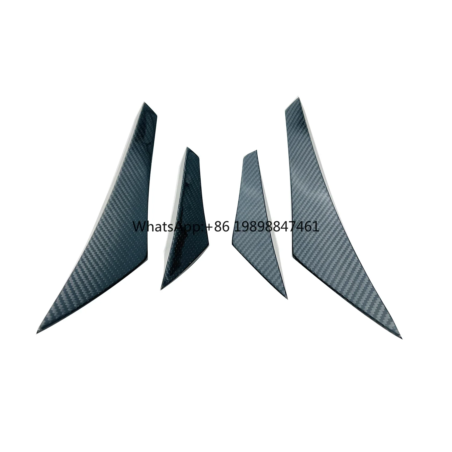 

Exterior Accessories Shiny Black Dry Carbon Fiber Front Bumper Spoiler for Mclaren GT