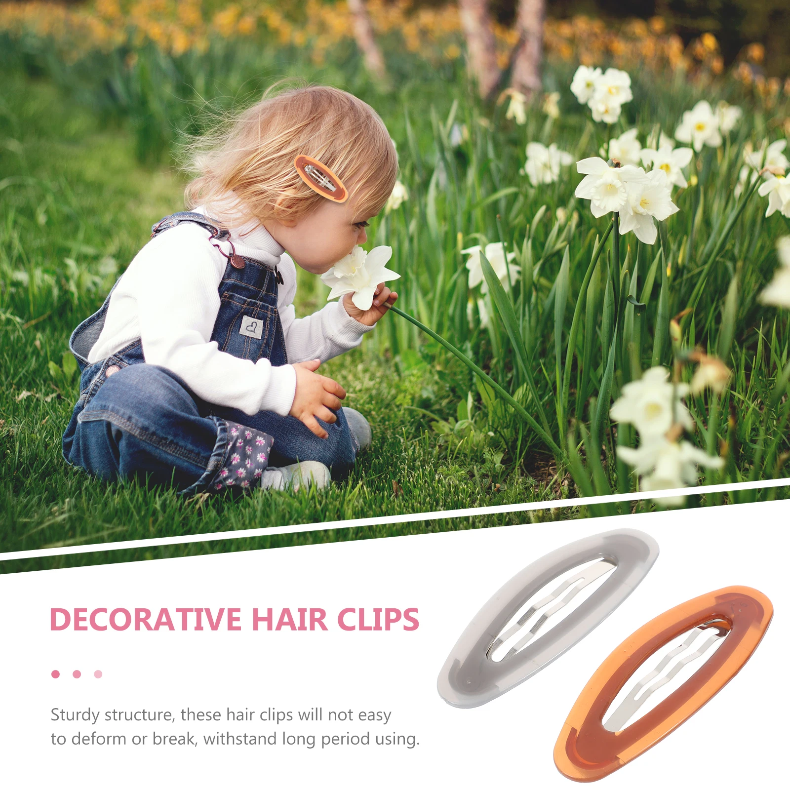 

12 Pcs Hairpin Snap Clips Metal Womens Small Accessories for Girls Plastic Little Barrettes