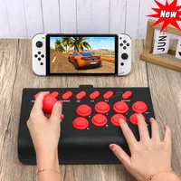 Y02 Arcade Joystick for PS4/PS3/Xbox One/Switch OLED/Android/iOS Wired Wireless Street Fighter Controller w Macro/Turbo Function