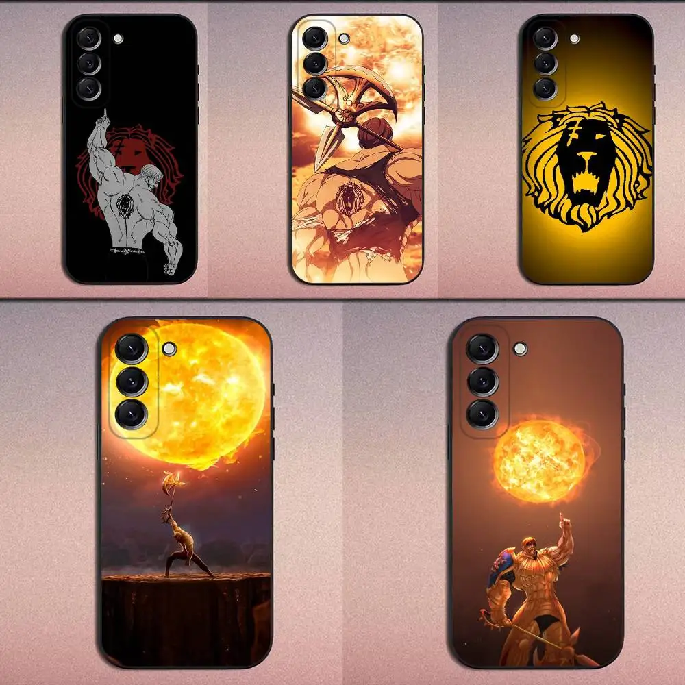 

E-Escanor Seven Deadly Sins Phone Case For Samsung Galaxy A20,A21s,A22,A31,A32,A52,A53,A72,73,A80 Soft Black Cover
