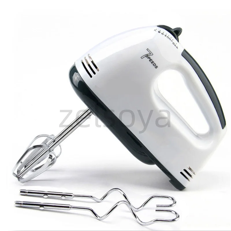 

Electric whisk egg beater Household small whipped cream baking whisk cake hand-held whipping blender