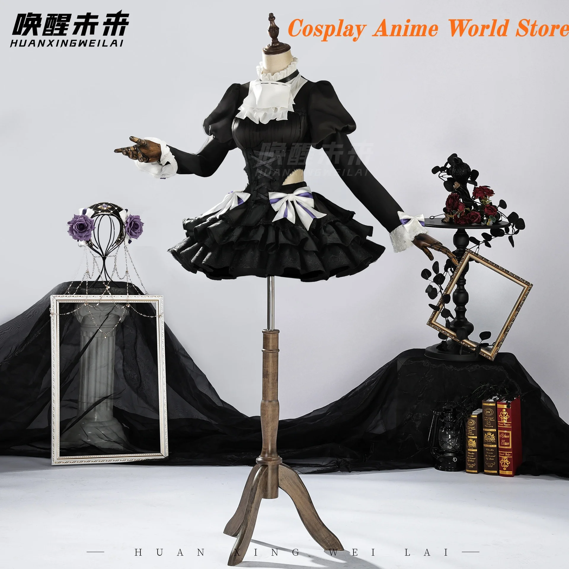 

In stock Identity V Ada Mesmer - Psychologist Cosplay Costume Game Halloween Party Women Role Play Dress Clothing