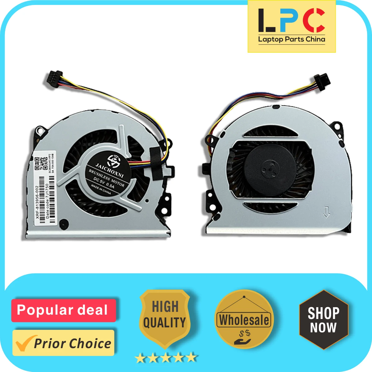 CPU Cooling Fan For HP Pavilion 13-A 13-B 15-U 779598-001 776213-001 4 Pin New Replacement Laptop Cooler Radiator Heat Sink