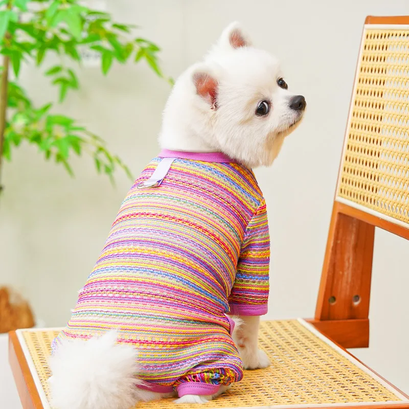 Dog Clothes Boy&Girl Dog Pajamas For Small Medium Dogs Puppy Kitten Jumpsuit Pijamas Chiwawa Yorkie 4 Legs Flexible Pet Costume