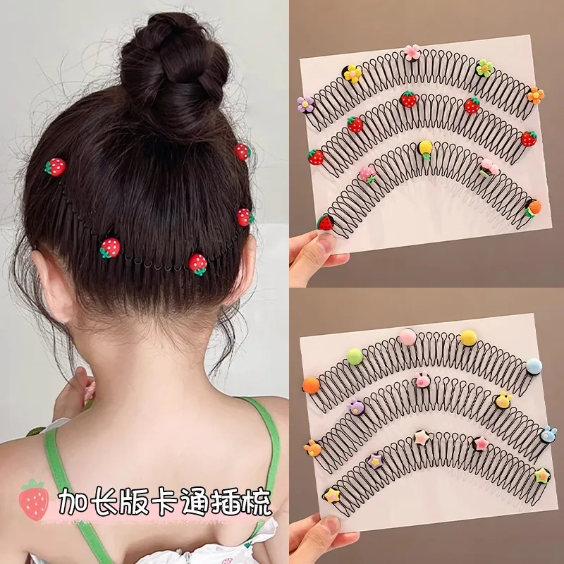 

Camellia Hair Comb Invisible Bangs Clip Tidy Artifact Hair pin Girls Hairpin Women Tools Fixed Inser Comb Hair Accessories