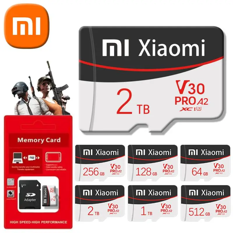 Xiaomi-tarjeta de memoria Micro SD de 1TB, minitarjeta de memoria TF/SD de 128GB, 256GB, 512GB, Clase 10 para cámara/teléfono, novedad de 2024