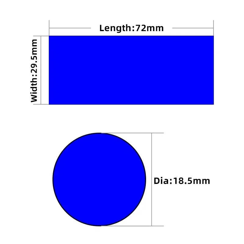 18650 Film PVC Heat Shrink Tube Battery Tape Precut Shrinkable Sleeve Tubing Protect Pipe Cover Batteries Wrap Case