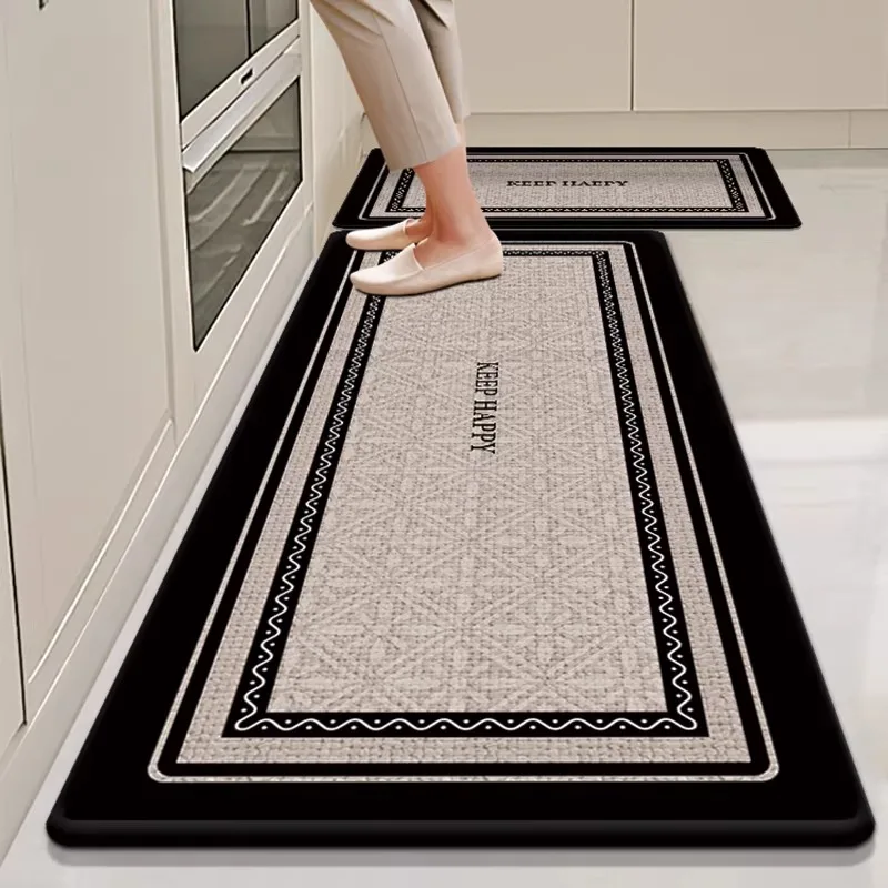 Kitchen Floor Mat Super Absorbent Non-slip Carpet Modern Minimalist Long Carpets Suitable for Bathroom Balcony Home Decor Rug