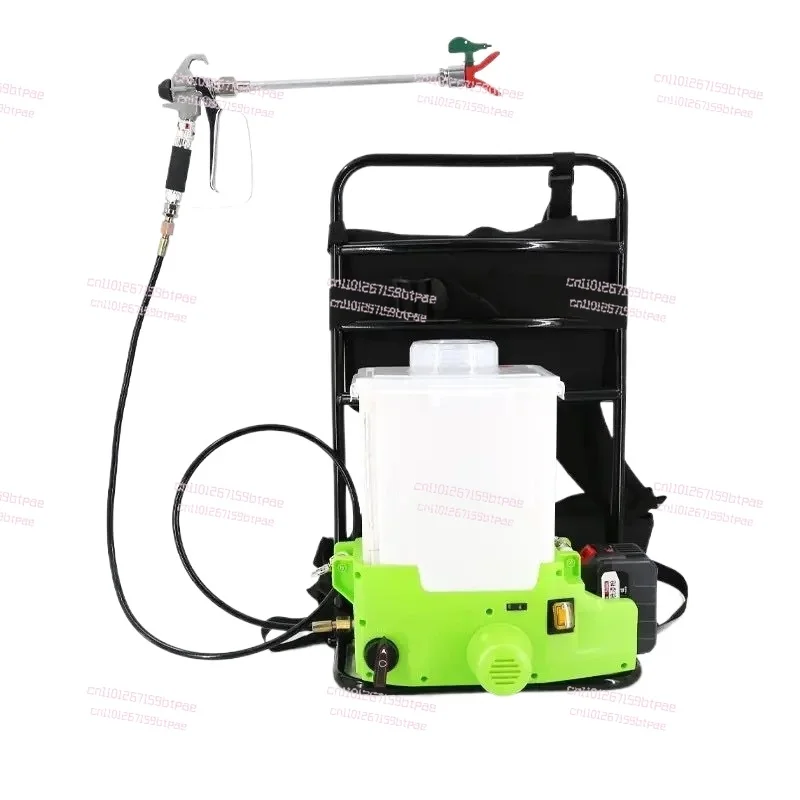 Electric Airless Spraying Machine High Pressure Airless Sprayer Home Decoration Backpack Spraying Machine 220V 500W 6.0AH 6L