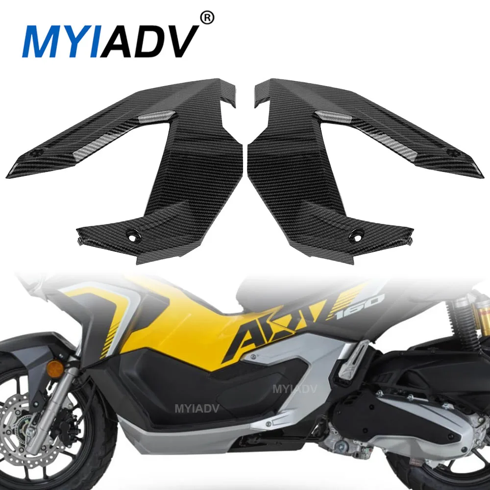 

Motorcycle Side Panel Fairing Cover For Honda ADV160 2023-2024 Unpainted Frame Protector ADV 160 Injection Body Cowl Accessories