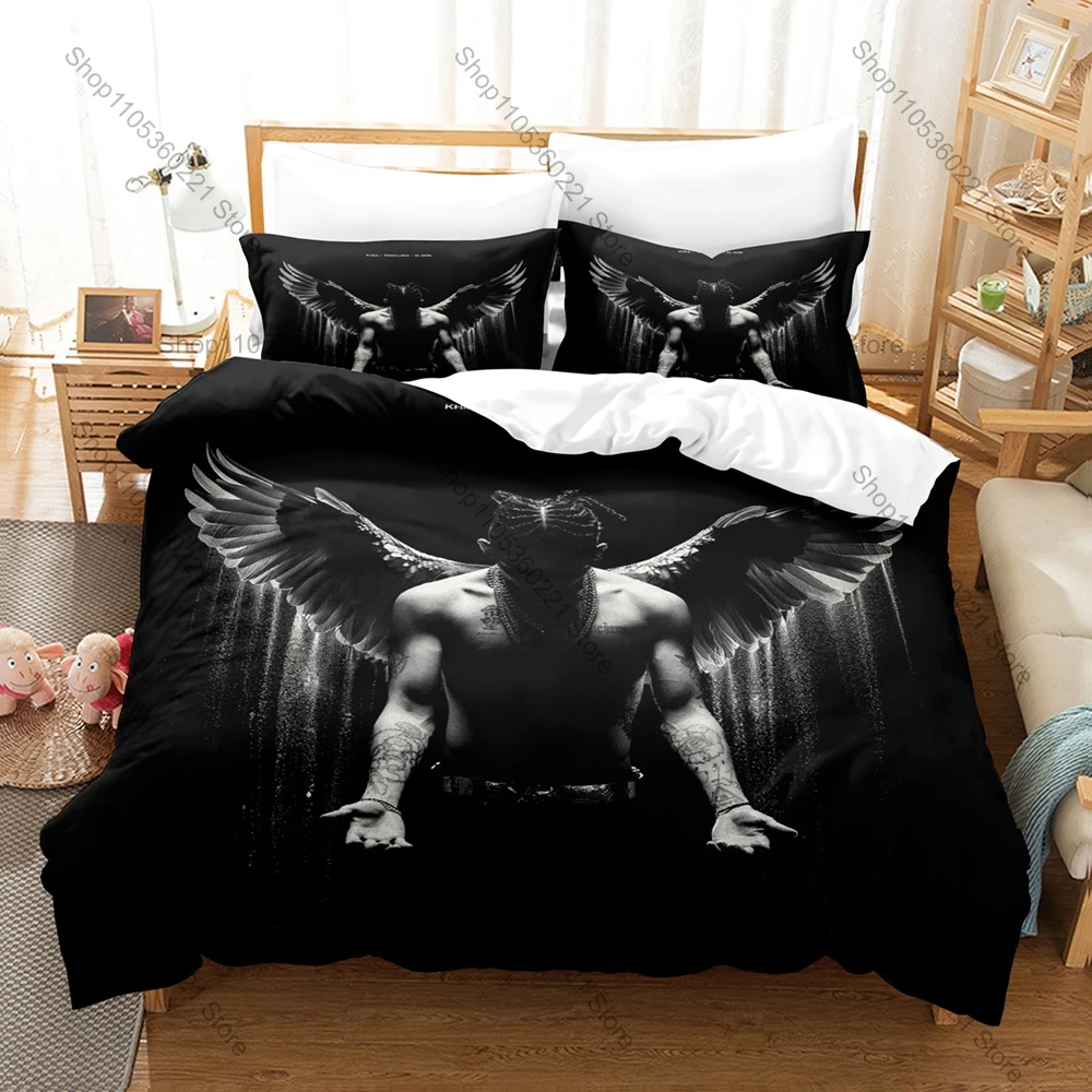 Argentine Latin Trap Artist Khea Serotonina Trapicheo EL DON Loca Viral Hit Collage Bedding Set 1 Duvet Cover + 2 Pillowcases
