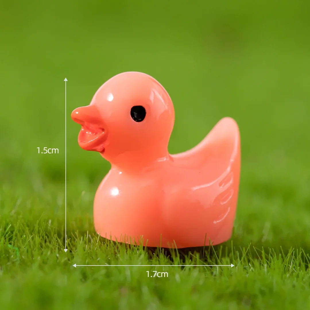 Lot De 120 Mini Canards En Résine – 6 Couleurs – Figurines Tiny Pour Décoration Jardin, Maison De Poupée, Aquarium, DIY – 1,7 Cm