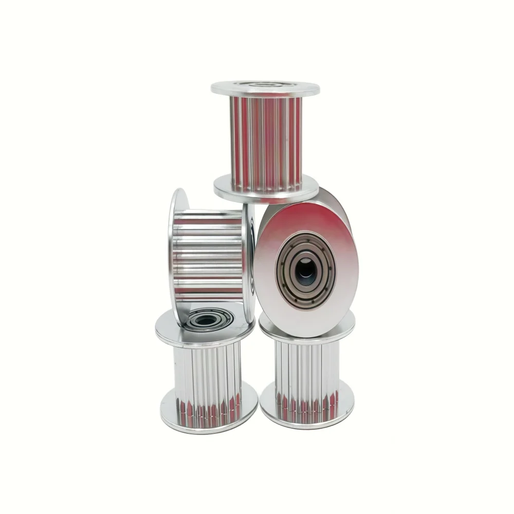 3D Printer Idle Wheel 2GT Synchronous Belt Wheel GT2 with Bearing AF Type 20 Teeth for Printer Mechanism