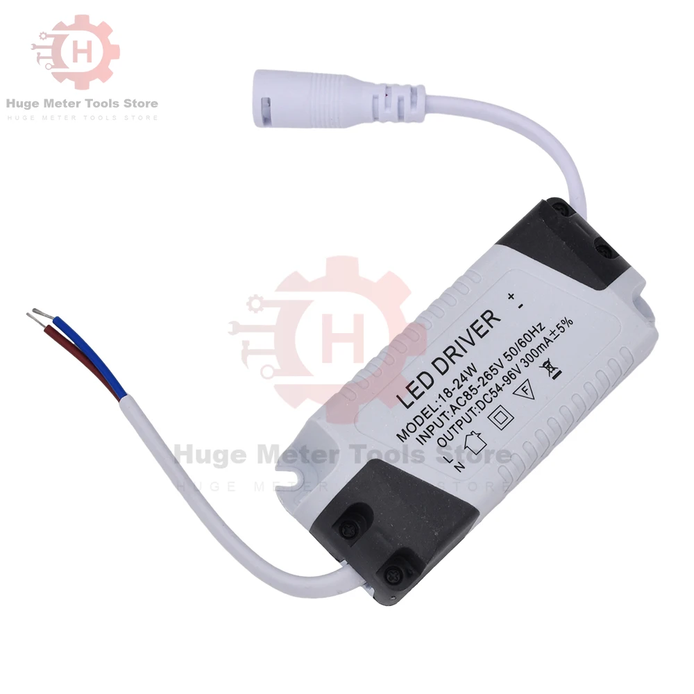 LED Constant Current Driver AC 85-265V Output 24-96V DC Connector Power Supply Power Supply Adapter Transformer for Panel Light