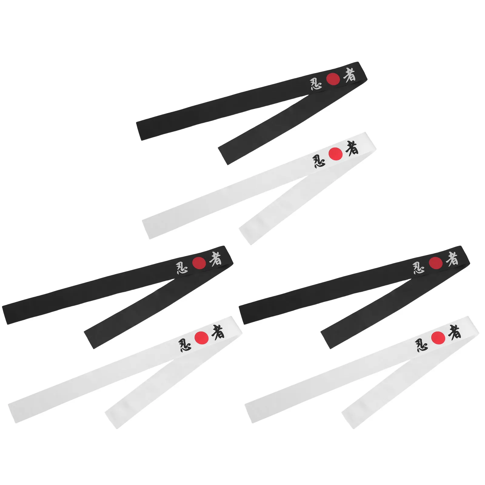 Samurai Headband Collection Lightweight Adjustable Bandana for Karate Judo Training Martial Arts Wear