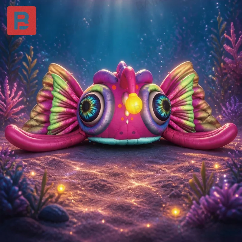 Inflatable fish, inflatable fishing decorations, deep-sea fish outdoor holiday commercial party decorations