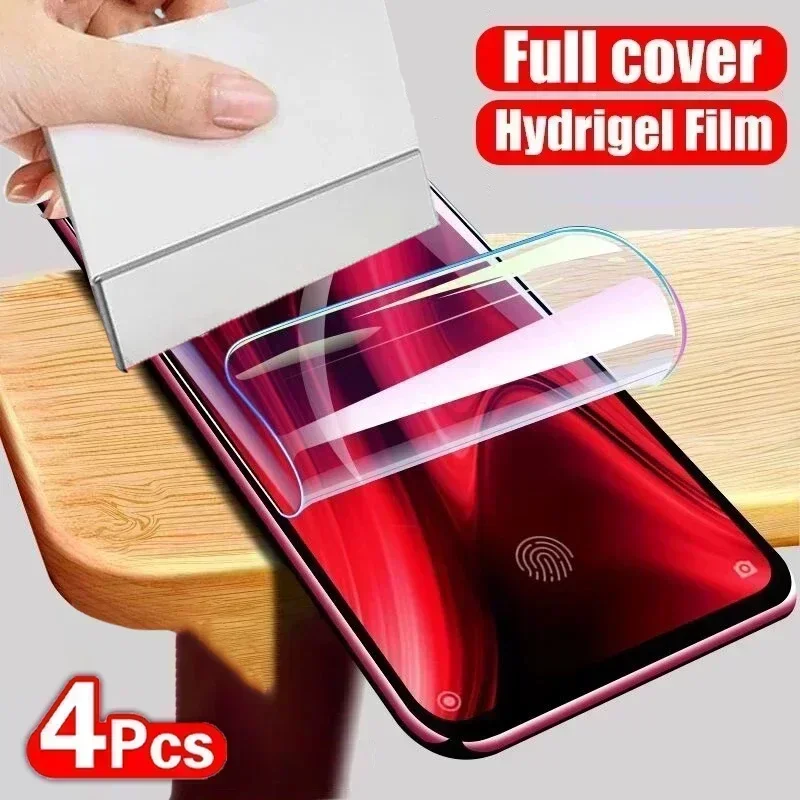 4PCS Hydrogel Film For Motorola G84 G54 G32 G34 G52 G73 G53 G60 G31 Screen Protector For Motorola Edge 50 40 Pro 30 Ultra Neo