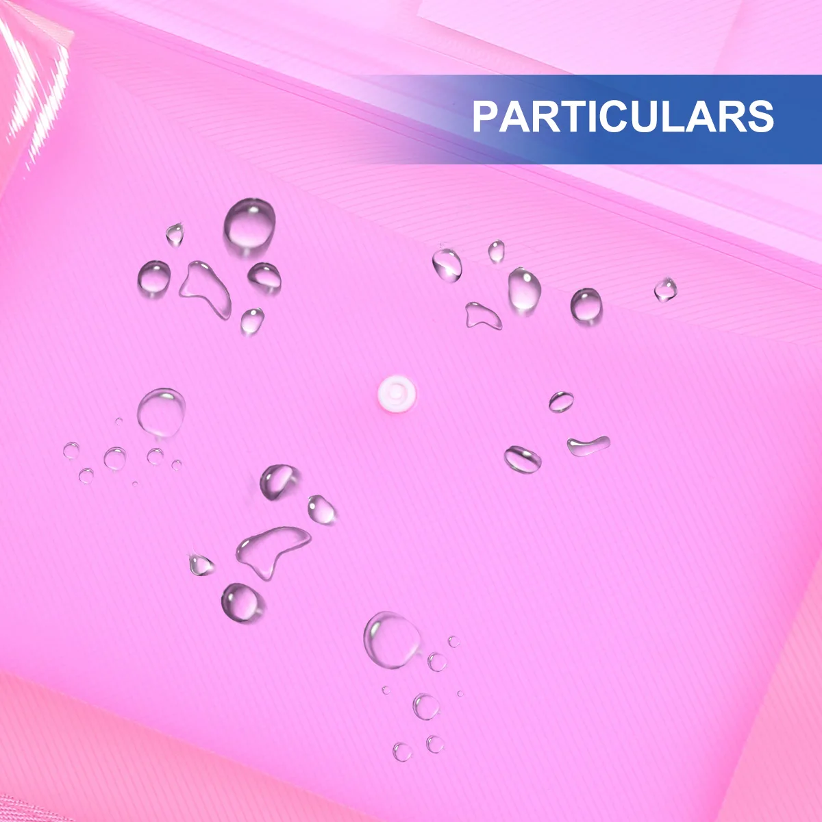 Borsa per documenti impermeabile da 3 pezzi Cartella per documenti A4 PVC premium a prova di strappo per organizer di cancelleria per ufficio e scuola Trasparente