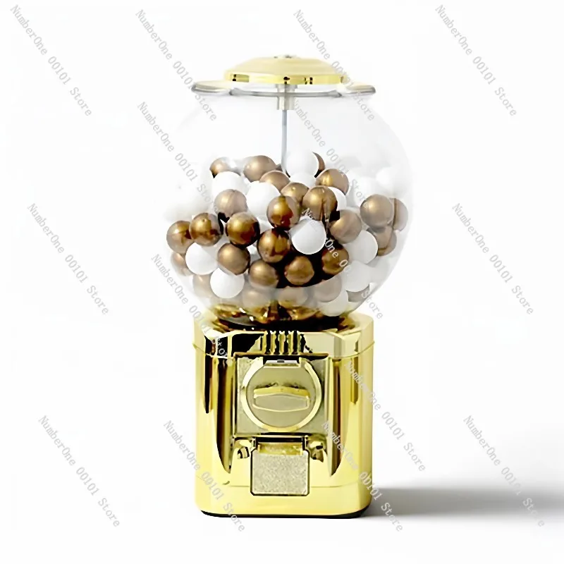 Mini Capsule Toy Vending Machine Commercial Desktop Lucky Draw Prop Coin Operated Prize Box Opening Event G