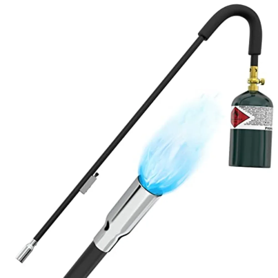 

Weed Torch Weed Burner Torch for Propane Tank Propane Flame Thrower Flamethrower Blowtorch for Weeder Garden Fire Starter Outsi